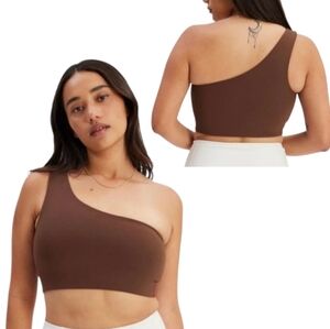Girlfriend Collective Bianca One Shoulder Bra